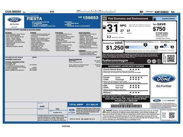 2019 Ford Fiesta SE