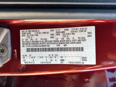 2016 Ford Escape SE