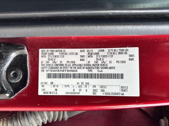 2015 Ford F-150 Platinum