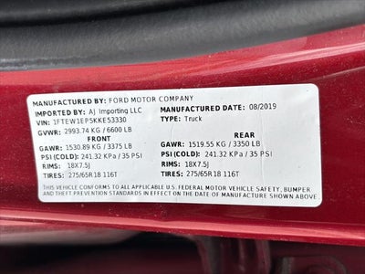 2019 Ford F-150 XLT