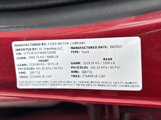 2019 Ford F-150 XLT