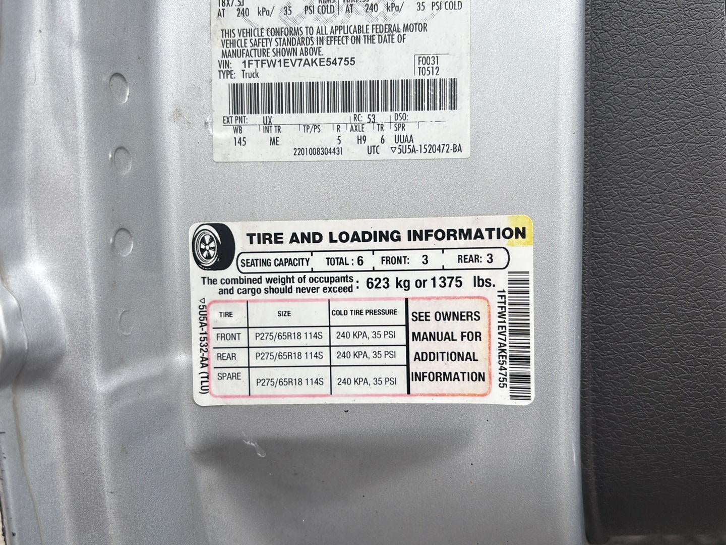 2010 Ford F-150 Lariat