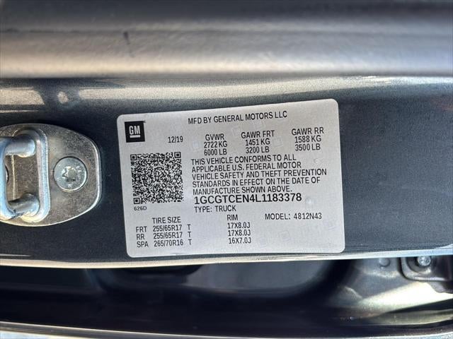 2020 Chevrolet Colorado 4WD LT