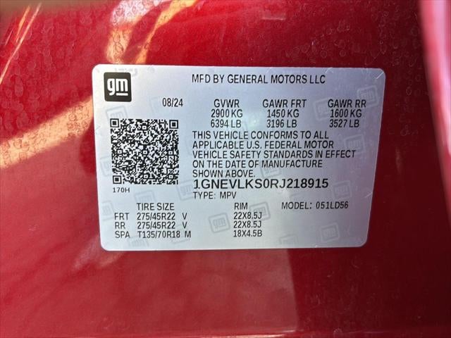 2024 Chevrolet Traverse AWD RS