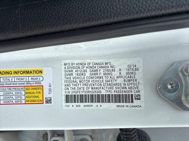 2024 Honda Civic Sedan Touring