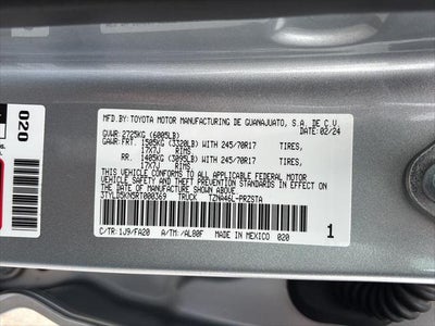 2024 Toyota Tacoma SR