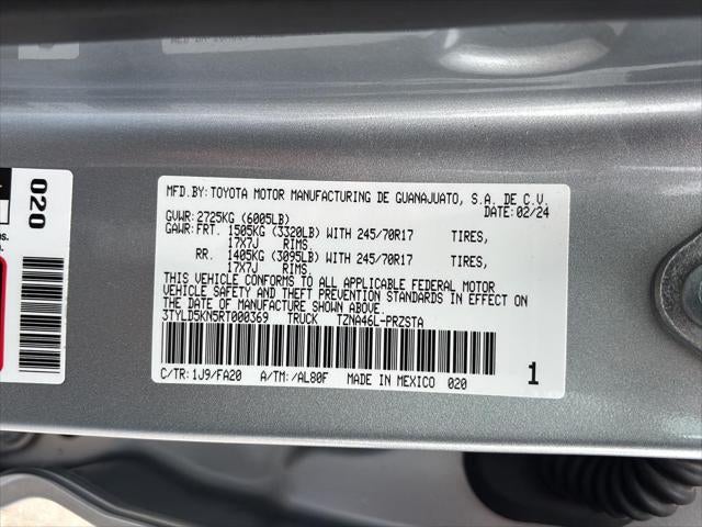2024 Toyota Tacoma SR
