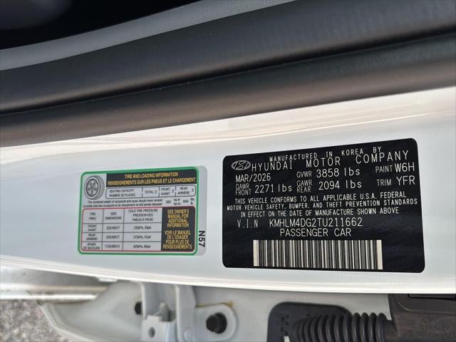 2026 Hyundai Elantra SEL Sport