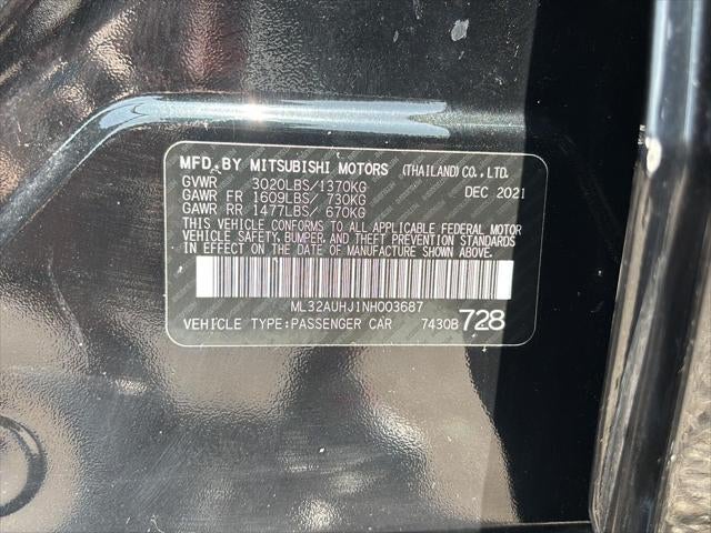 2022 Mitsubishi Mirage ES