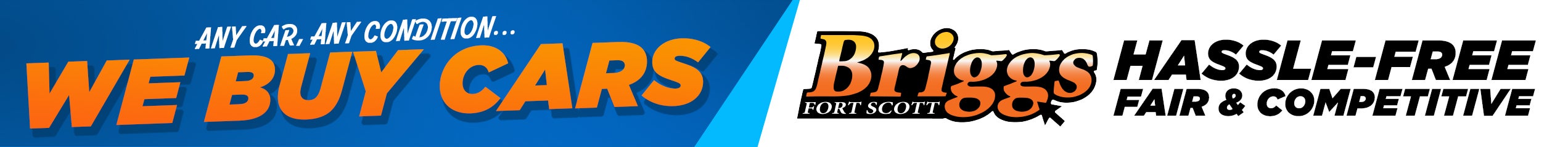 Briggs Chevrolet of Fort Scott Why Buy Banner